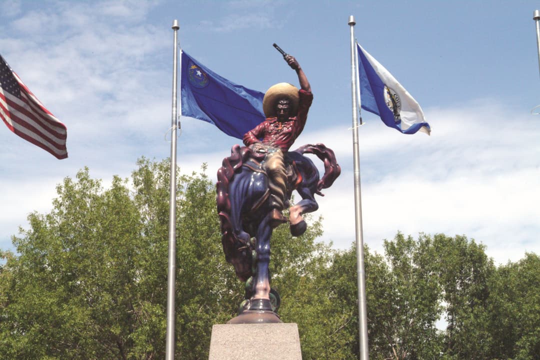 "Vaquero" by Luis Jimenez - Photo